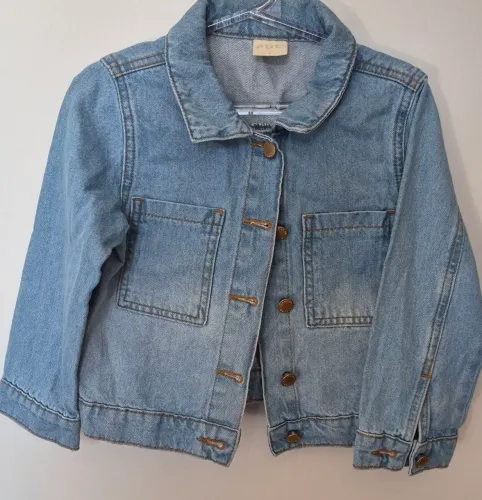 Jaqueta jeans infantil - Puc