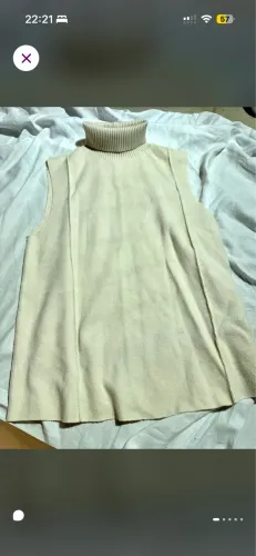 conjunto zara soft touch (calça + gola alta)