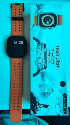Vendo esse relógio T900 Ultra 1.99 infinito display novo 