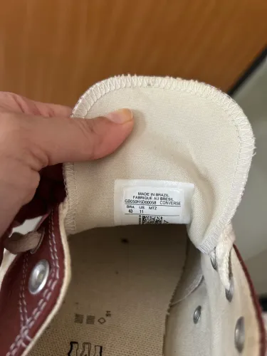 Tênis all star vermelho TAM 43