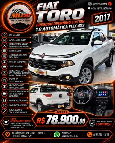Fiat Toro Opening Edition 1.8 16V Flex Aut. 2017