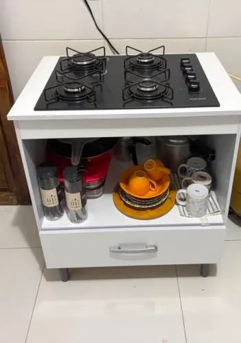 Fogão Cooktop + móvel