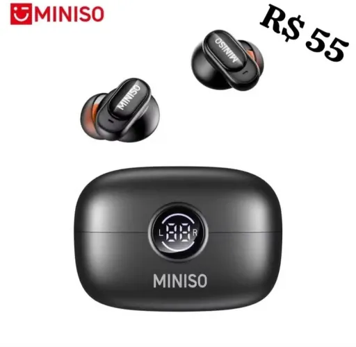 Fone bluetooth Miniso R$ 55