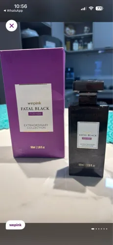 Perfume wepink fatal black for her