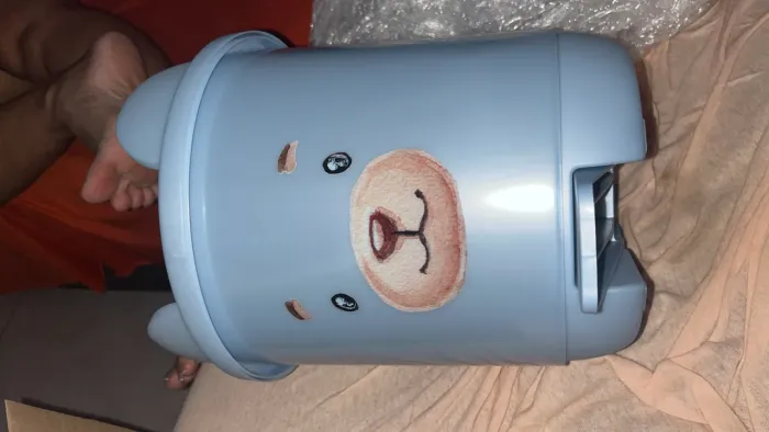 Lixeira de bebê ursinho