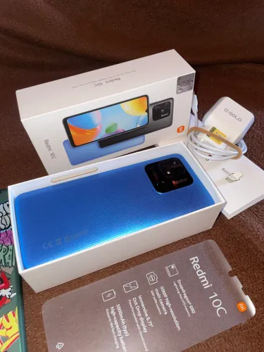 Xiaomi Redmi 10C | 128GB + Brindes (capinhas e fone)