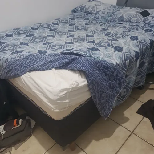 Cama box com colchão casal