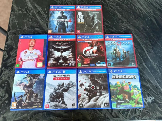 Lote jogos de ps4 preço de revenda
