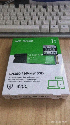 SSD M2 480GB Western Digital Green Sn350 na cor verde Pronta Entrega