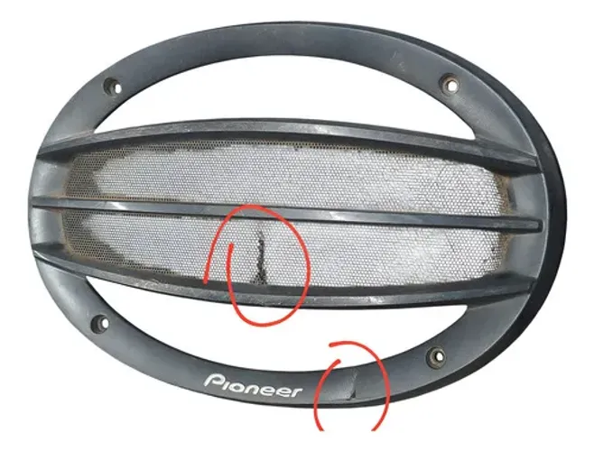 Tela Para Alto Falante 6x9 Polegadas Pioneer Detalhe Preta