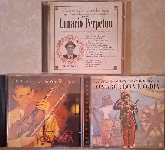 COMBO 3 CD's ANTÔNIO NÓBREGA