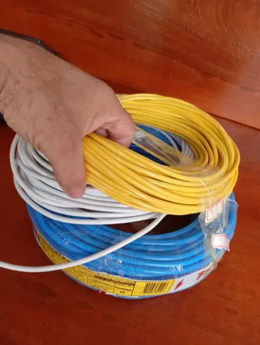 Fio 10mm Cabo Flexível Rolo Com 100 Metros 