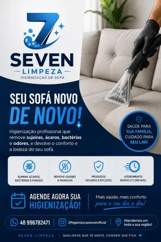 Higienização de sofá