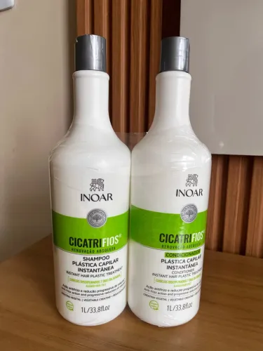 Kit Inoar Cicatrifios Shampoo + Condicionador 1L Cada - Novo