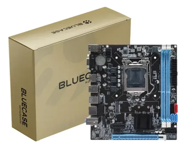 Placa Mãe I3 I5 I7 Lga 1155 B75 Ddr3 M2 Nvme Lan Giga Usb 3.0 , 100% nova na caixa !