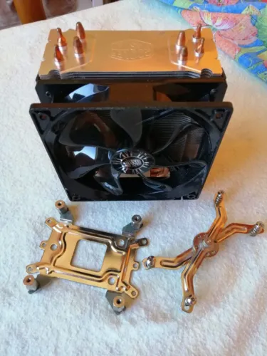 COOLER para processador, marca COOLER MASTER, com ventoinha de 12 cm, funciona perfeito