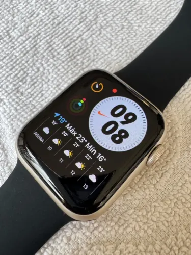 Apple Watch Se Gps + Cellular - 40 Mm - 32gb - 2a Geração Bege Preto (Usado)