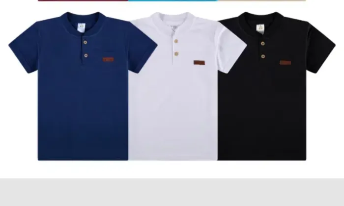Camisa gola padre menino