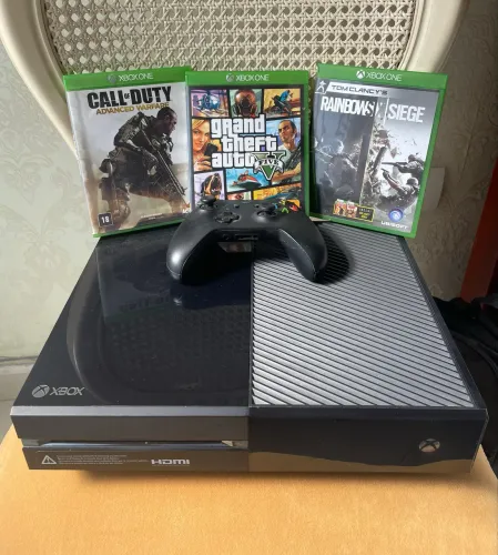 Xbox One 500GB + Controle + 3 Jogos