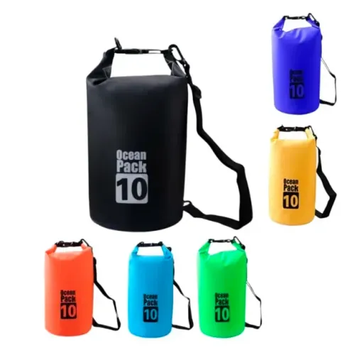 Bolsa Impermeável Saco Estanque 10l Camping Bag Pesca Praia