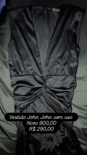 Vestido John John sem uso