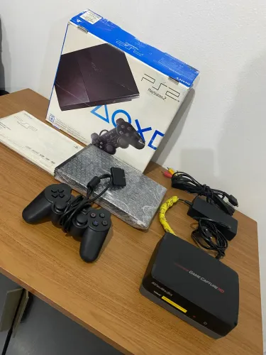 Ps2 slim desbloqueado + jogo original