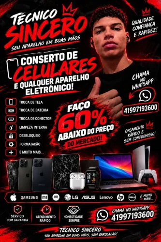 AERUMO QUALQUER APARELHO ELETRÔNICO ABAIXO DO PREÇO DE MERCADO 3 ANOS DE EXPERIÊNCIA