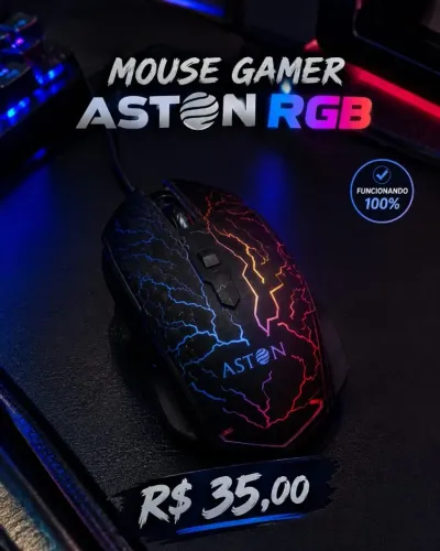 Mouse gamer com fio