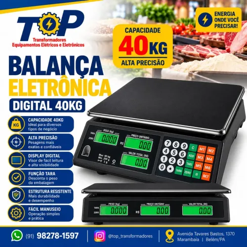 Balança 40kg Digital comercial