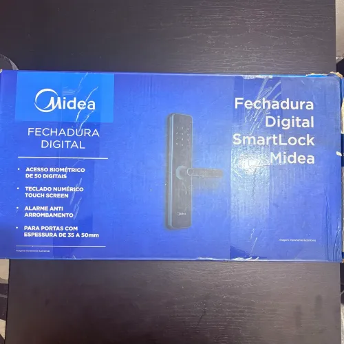 Fechadura Digital Midea Smartlock Onegrip FDA21PD - Preta (Nova)