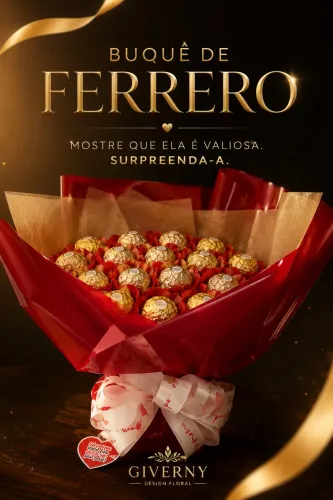 Lindo buquê de Ferrero