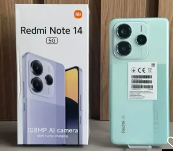 Celular Xiaomi Redmi Note 14 5G 256GB 6GB -- Loja física com Garantia e Nota fiscal 