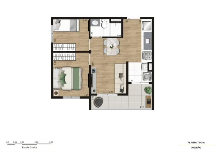 Apartamento à venda no Condomínio Kz Jabaquara no Jabaquara em São Paulo - SP