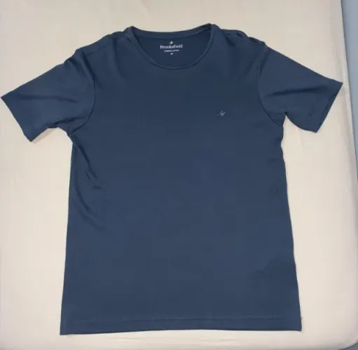 Brooksfield camiseta azul marinho tam M - pouco uso