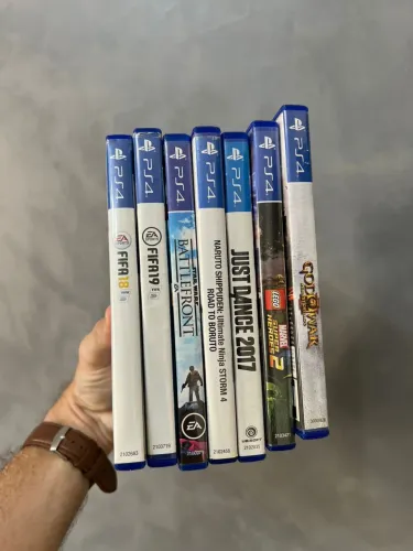 Lote de jogos ps4