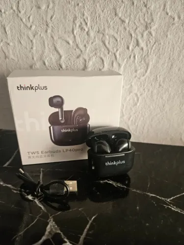 Fone Bluetooth Lenovo LP40 Pro com Case Carregadora