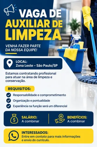 VAGA LIMPEZA