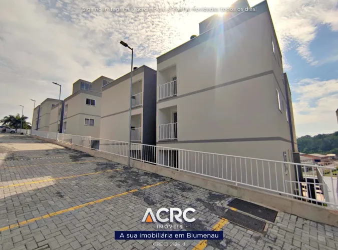 ACRC Imóveis - AP10817 - Apartamento para Venda no Bairro Fortaleza Alta em Blumenau