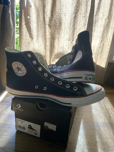 All Star Preto Cano Médio 42 - NOVO 