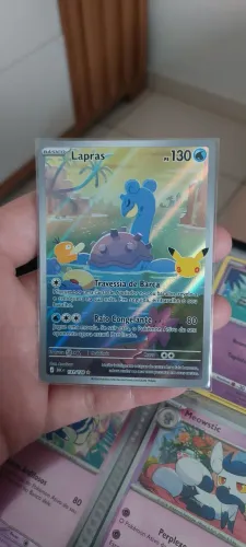 Carta Pokémon Coleção 30 anos