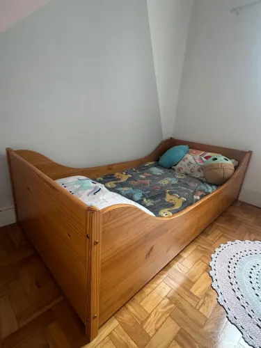 CAMA JÚNIOR 78 CM PIN PLAY COM COLCHÃO 