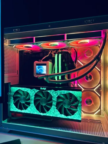 PLACA DE VÍDEO 3080 GAMEROCK COM CAIXA E ACESSÓRIOS ORIGINAL !