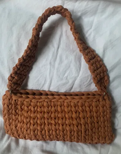 Bolsa baguete crochê