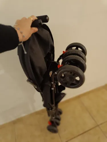 Carrinho De Bebê Passeio Guarda Chuva Mega Compras