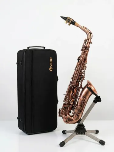 Saxofone Alto Vedo Cobreado Novo Lançamento