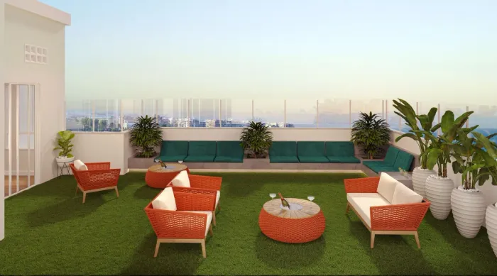 Apartamento com 2 dormitórios à venda, 47 m² por R$ 374.000,00 - Praia do Futuro - Fortale