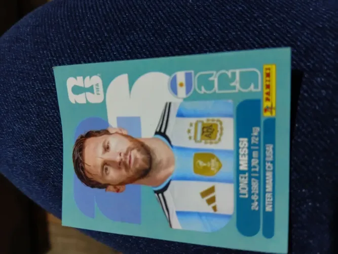 Figurinha Messi 