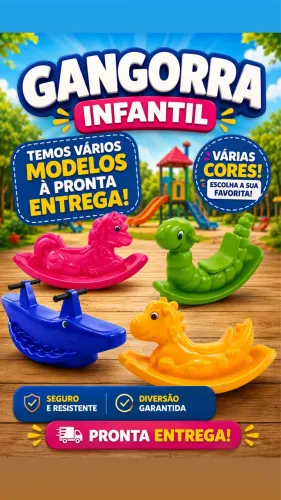 Gangorra infantil (a pronta entrega)