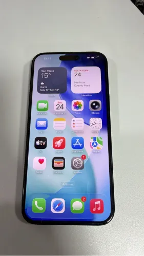 iPhone 16 pro Max 256Gb Bateria 96% novo sem marcas de uso 4500$