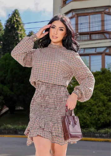 Vestido xadrez